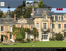 Tablet Screenshot of chateau-bertreville-saint-ouen.com